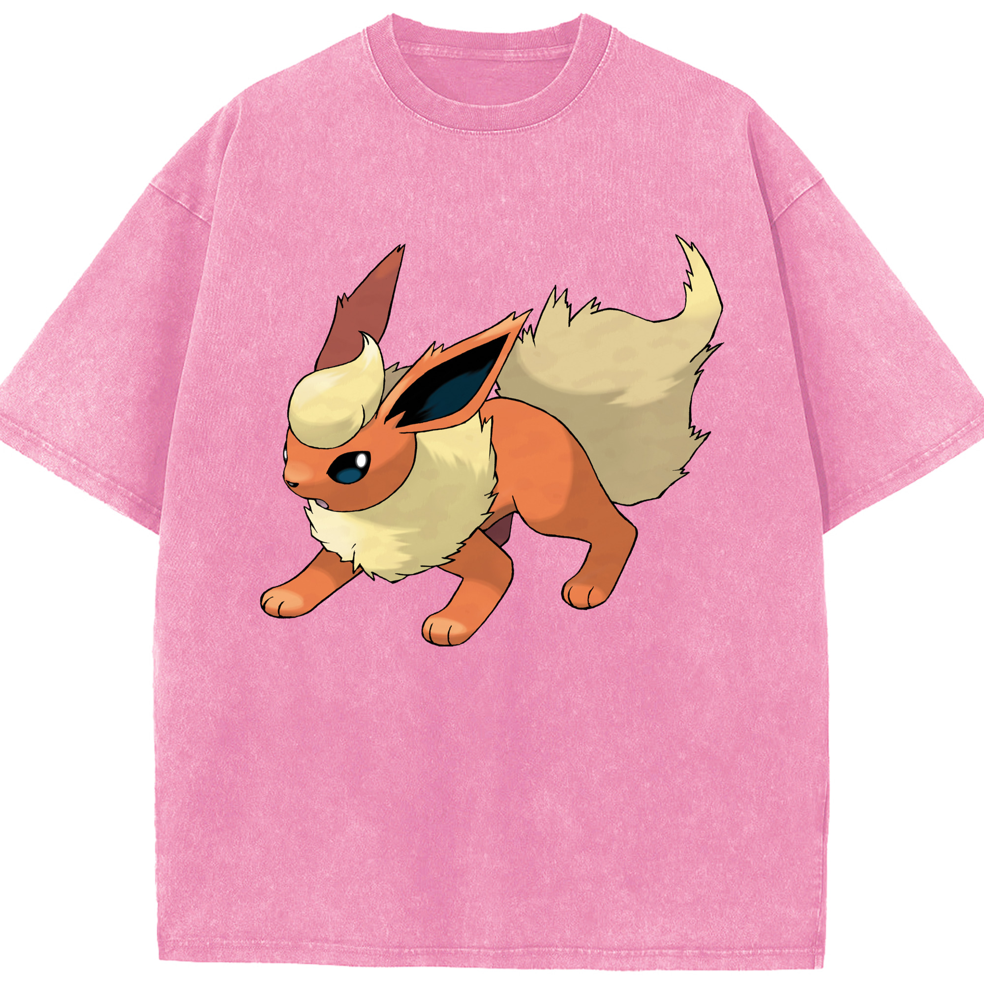 （画像用） ポケットモンスター Pokémon 綿100% ヴィンテージ風 半袖Tシャツ（フロントプリント）